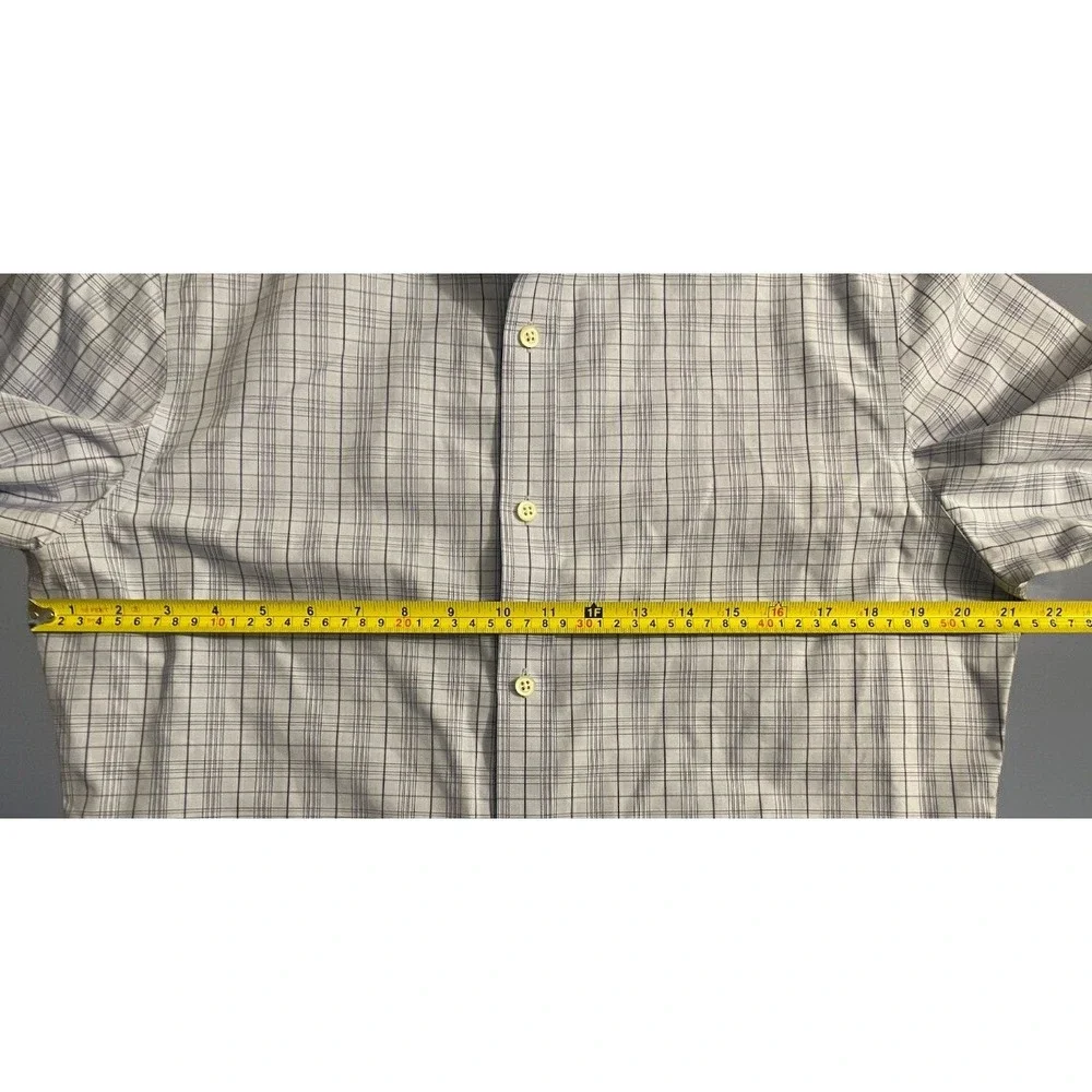 Banana Republic Long Sleeve Button Up Shirt Multi Color Plaid Slim Large JBHS